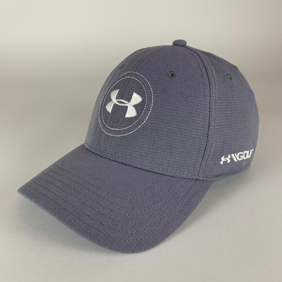 Under Armour Golf Gray Stretch Fitted Hat Mens L/XL - Picture 1 of 5